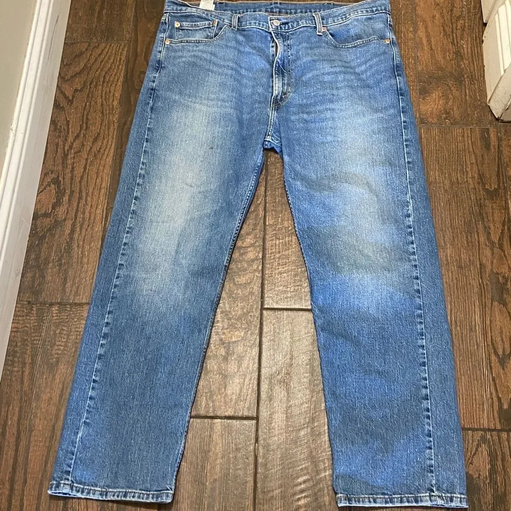 Levi's 505 Classic Straight Jeans in Light Blue Size W40 L30